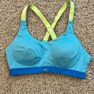 VSX Sport Victoria Secret 34B Sports Bra Blue